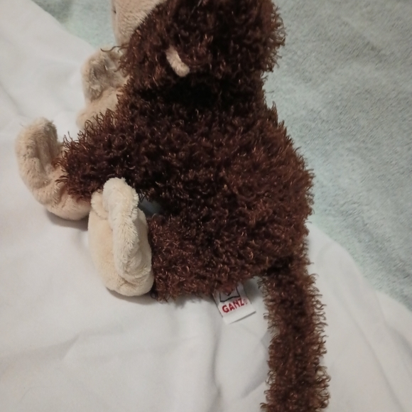 Ganz webkins shaggy monkey plush stuffed animal toy - Picture 7 of 9
